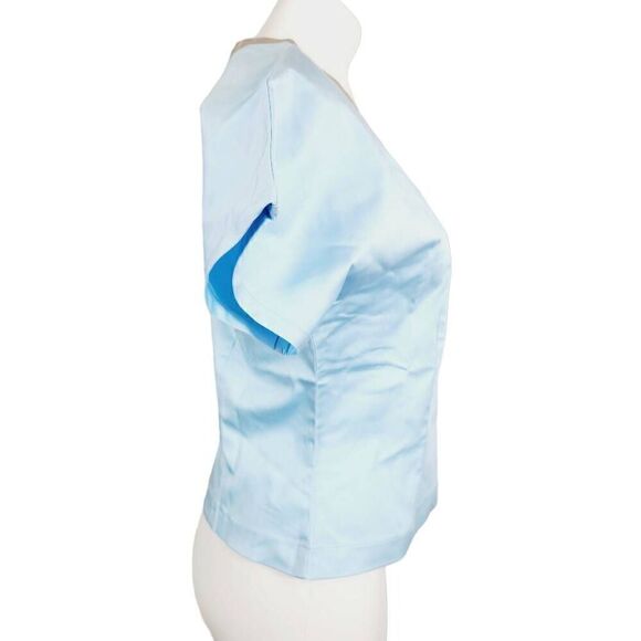 Melanie D. Scrub top baby blue Size small - Picture 4 of 8